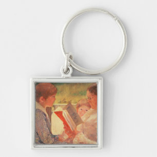 Mrs Cassatt Reading to her Grandchildren, 1888 Key Ring