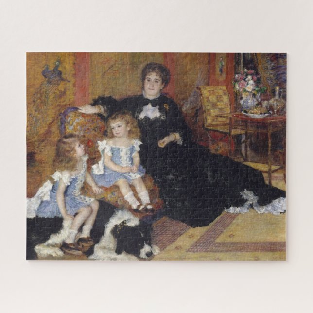 Mrs. Charpentier by Renoir Impressionist Painting Jigsaw Puzzle (Horizontal)