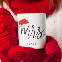 Mrs. Christmas Santa Hat Name