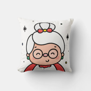 Mrs. Claus Baby Bodysuit Cushion