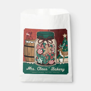 Mrs. Claus bakery party Favour Bags