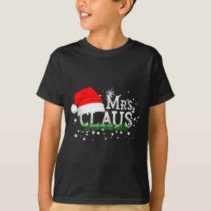 Mrs Claus Christmas Couples Matching Her Xmas Paja T-Shirt