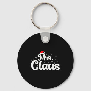 Mrs Claus Christmas Family Matching Pajama Key Ring