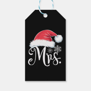 Mrs Claus Couples Matching Christmas Pyjamas Santa Gift Tags