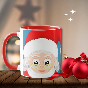 Mrs Claus Custom Merry Christmas Coffee Mug