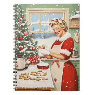 Mrs. Claus Holiday Baking Delight Notebook