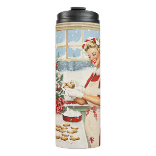 Mrs. Claus Holiday Baking Delight Thermal Tumbler