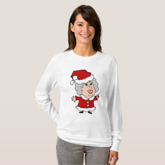 Mrs. Claus Long Sleeve Women's T-Shirt