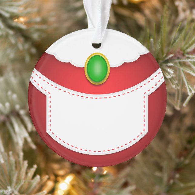Mrs. Clause Belly Ornament (Tree)