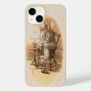 Mrs. Dormouse Knitting Case-Mate iPhone 14 Case