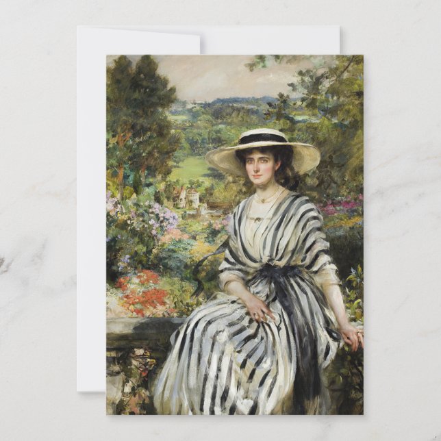 Mrs. Edward Windsor Hussey | James Jebusa Shannon Card (Front)