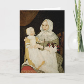 Mrs. Elizabeth Freake and Baby Mary greeting card