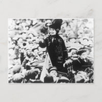 Mrs Emmeline Pankhurst  Addressing a Crowd