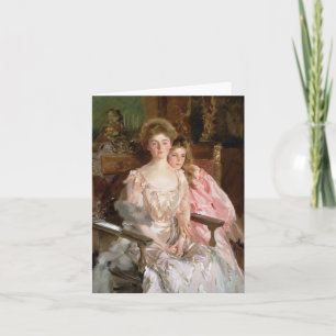 Mrs. Fiske Warren and Her Daughter Card