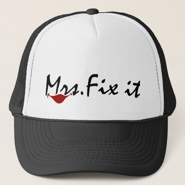 Mrs Fix It Trucker Hat (Front)