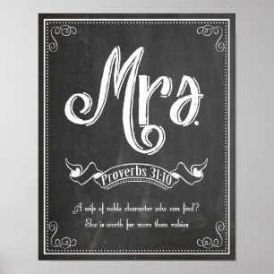 Mrs from the Mr. and Mrs. series Poster