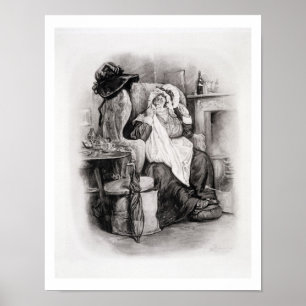 Mrs Gamp, from 'Charles Dickens: A Gossip about hi Poster