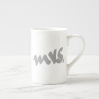 Mrs. Gifts For Her Mother's Day Grey White Cool