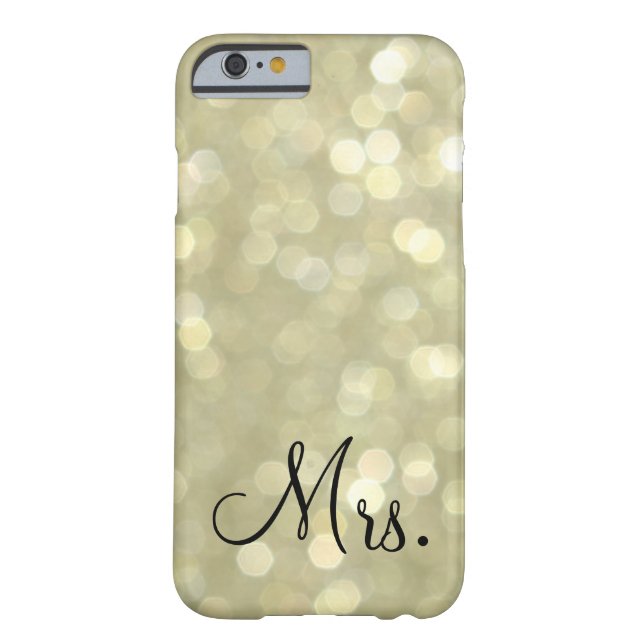 Mrs. Gold iPhone 6 Case (Back)