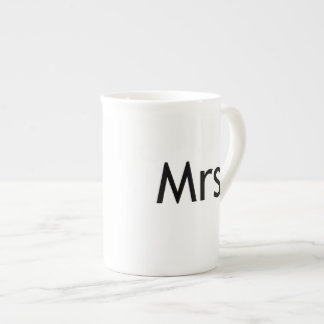 Mrs  - half of Mr and Mrs set Bone China Mug