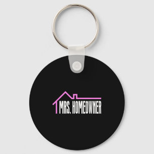 Mrs. Homeowner First Time Homeowner Housewarming Key Ring