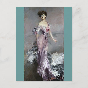 Mrs. Howard Johnston - Boldini Postcard