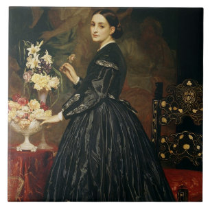 Mrs James Guthrie, c.1864-5 (oil on canvas) Tile