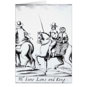 Mrs Jane Lane riding with King Charles II