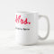 Mrs. Lastname Mug, Customise - Any colour/font