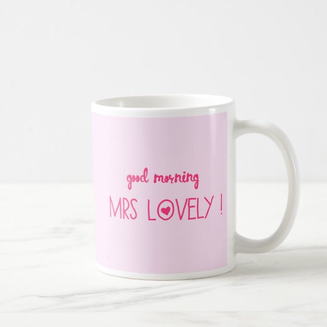 Mrs Lovely Valentine Coffee Mug (Right)