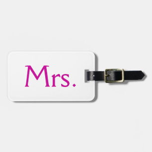Mrs. Luggage Tag