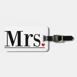 Mrs Luggage Tag