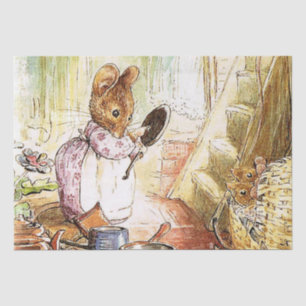 “Mrs Mouse Cleans Pots and Pans” by Beatrix Potter Tissue Paper
