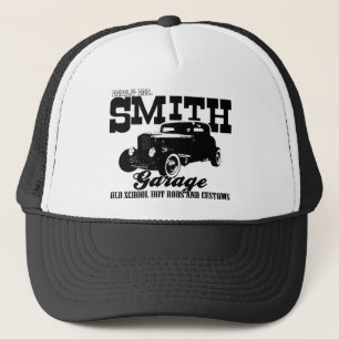 Mrs.& Mr. Smith Hot-Rod Garage Trucker Hat
