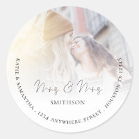 Mrs Mrs Photo Return Name Address Lesbian Wedding
