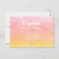 Mrs. & Mrs. Sandy Toes RSVP sunset