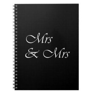 Mrs & Mrs Spiral Notebook