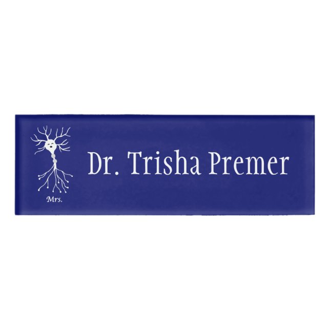 Mrs. Neuron Name Tag (Front)