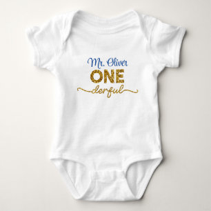 Mrs Onederful first birthday clothing 1st Baby Bod Bodysuit