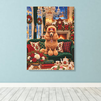 Mrs. Parker‘s Parlour Holiday Canvas Print