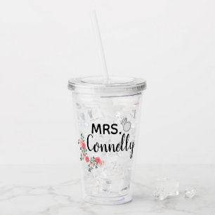 Mrs. Personalised Acrylic Tumbler