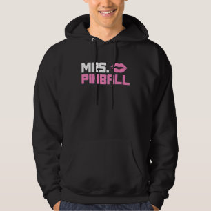 Mrs Pinball slot machine gamer partner look men Hoodie