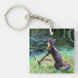 Mrs Pine Marten Key Ring