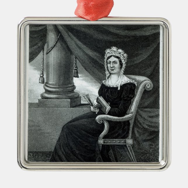 Mrs Rachel Jackson Metal Tree Decoration (Front)