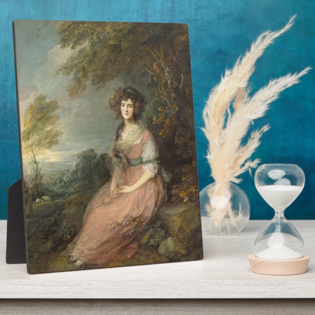 Mrs. Richard Brinsley Sheridan, 1785- 87 Plaque (Side)