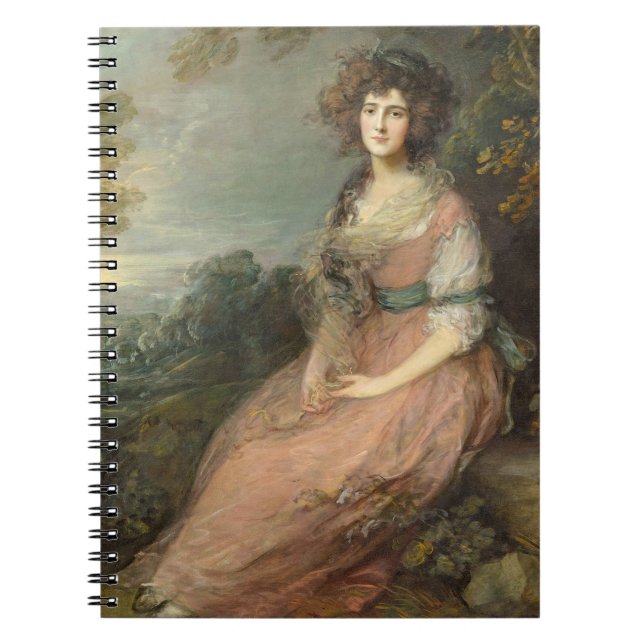 Mrs. Richard Brinsley Sheridan, 1785- 87 Spiral Notebook (Front)