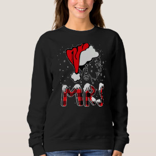 Mrs Santa Black Claus Melanin African Christmas Re Sweatshirt