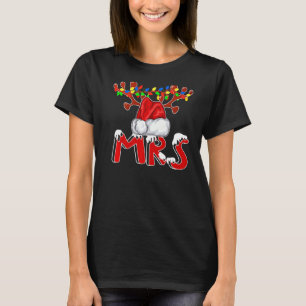 Mrs Santa Claus Costume Christmas Pajama For Women T-Shirt