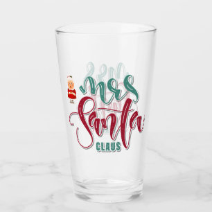 Mrs. Santa Claus  Glass