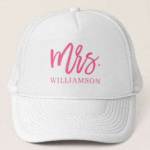 Mrs. Script Personalised Trucker Hat